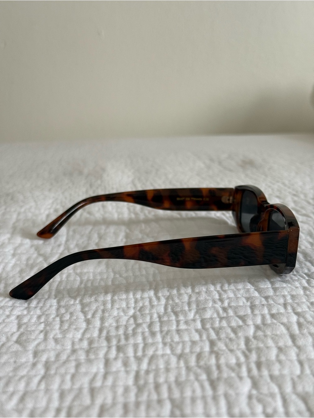 Mango Tortoise Rectangular Sunglasses - Picture 6 of 6